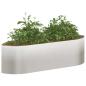 Preview: Hochbeet im Garten Edelstahl 140 x 40 x 40 cm Stahl