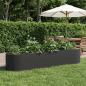 Preview: ARDEBO.de - Hochbeet im Garten Schwarz 220 x 40 x 40 cm Stahl