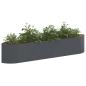 Preview: Hochbeet im Garten Anthrazit 220 x 40 x 40 cm Stahl
