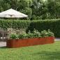 Preview: ARDEBO.de - Hochbeet im Garten Wetterfeststahl 300 x 40 x 40 cm Stahl