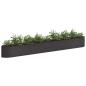 Preview: Hochbeet im Garten Schwarz 380 x 40 x 40 cm Stahl
