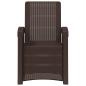 Preview: Liegesessel Garten Rattan-Optik 2 stk. Braun PP