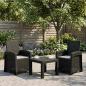 Preview: ARDEBO.de - Liegesessel Garten Rattan-Optik 2 stk. Anthrazit und Hellgrau