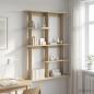 Preview: ARDEBO.de - Wandregal Sonoma-Eiche 102 x 20 x 130 cm Holzwerkstoff