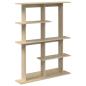 Preview: Wandregal Sonoma-Eiche 102 x 20 x 130 cm Holzwerkstoff