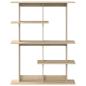 Preview: Wandregal Sonoma-Eiche 102 x 20 x 130 cm Holzwerkstoff