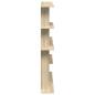 Preview: Wandregal Sonoma-Eiche 102 x 20 x 130 cm Holzwerkstoff