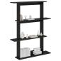 Preview: Wandregal Schwarze Eiche 100 x 20 x 126 cm Holzwerkstoff
