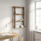 Preview: ARDEBO.de - Wandregal Artisan-Eiche 100 x 20 x 126 cm Holzwerkstoff