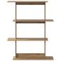 Preview: Wandregal Artisan-Eiche 100 x 20 x 126 cm Holzwerkstoff