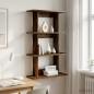 Preview: ARDEBO.de - Wandregal Wandhalterung Raucheiche 56 x 20 x 90 cm