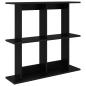 Preview: Wandregal Wandhalterung Schwarze Eiche 80 x 20 x 75 cm