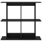 Preview: Wandregal Wandhalterung Schwarze Eiche 80 x 20 x 75 cm
