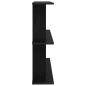 Preview: Wandregal Wandhalterung Schwarze Eiche 80 x 20 x 75 cm