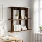 Preview: ARDEBO.de - Wandregal Wandhalterung Raucheiche 80 x 20 x 75 cm