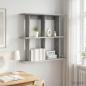 Preview: ARDEBO.de - Wandregal Wandhalterung Grau Sonoma 80 x 20 x 75 cm