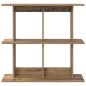 Preview: Wandregal Wandhalterung Artisan-Eiche 80 x 20 x 75 cm