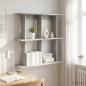Preview: ARDEBO.de - Wandregal Wandhalterung Betongrau 100 x 20 x 75 cm