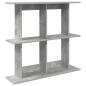 Preview: Wandregal Wandhalterung Betongrau 100 x 20 x 75 cm