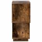 Preview: Schwebendes Regal Wandhalterung Raucheiche 87 x 20 x 55 cm