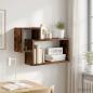 Preview: ARDEBO.de - Wandregal Wandhalterung Raucheiche 55 x 15 x 35 cm