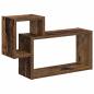 Preview: Wandregal Wandhalterung Altholz 55 x 15 x 35 cm Holzwerkstoff