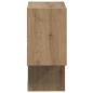 Preview: Wandregal Wandhalterung Artisan-Eiche 55 x 15 x 35 cm