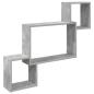 Preview: Wandregal Wandhalterung Betongrau 91,5 x 15 x 76 cm