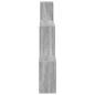 Preview: Wandregal Wandhalterung Grau Sonoma 91,5 x 15 x 76 cm