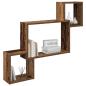 Preview: Wandregal Wandhalterung Altholz 91,5 x 15 x 76 cm Holzwerkstoff