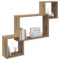 Preview: Wandregal Wandhalterung Artisan-Eiche 91,5 x 15 x 76 cm