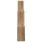 Preview: Wandregal Wandhalterung Artisan-Eiche 91,5 x 15 x 76 cm