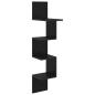 Preview: Wandregal Wandhalterung Schwarze Eiche 32 x 21 x 107 cm