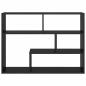 Preview: Wandregal Wandhalterung Schwarze Eiche 95 x 20 x 69,5 cm