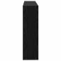 Preview: Wandregal Wandhalterung Schwarze Eiche 95 x 20 x 69,5 cm