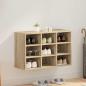 Preview: ARDEBO.de - Schuhschrank 77,5 x 30 x 51 cm Holzwerkstoff Sonoma-Eiche