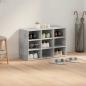 Preview: Schuhschrank 77,5 x 30 x 51 cm Holzwerkstoff Betongrau