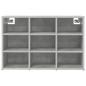 Preview: Schuhschrank 77,5 x 30 x 51 cm Holzwerkstoff Betongrau