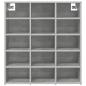 Preview: Schuhschrank 77,5 x 30 x 83,5 cm Holzwerkstoff Betongrau