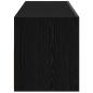 Preview: TV-Schränk 90 x 35 x 40 cm Schwarz Eichen-Optik Holzwerkstoff