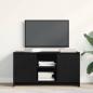 Preview: ARDEBO.de - TV-Schränk 102 x 37,5 x 52,5 cm Schwarz Eichen-Optik