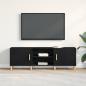 Preview: TV-Schränk 150 x 30 x 50 cm Schwarz Eichen-Optik Holzwerkstoff