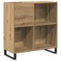 Preview: Schallplattenschrank Artisan-Eiche 84,5 x 38 x 89 cm