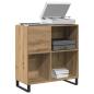 Preview: Schallplattenschrank Artisan-Eiche 84,5 x 38 x 89 cm