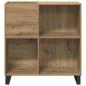 Preview: Schallplattenschrank Artisan-Eiche 84,5 x 38 x 89 cm