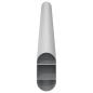 Preview: Kleiderstange 12 stk. Silber 264 x 15 x 29 mm