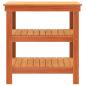 Preview: Werkbank mit Regal 78,5 x 50 x 80 cm Massives Kiefernholz
