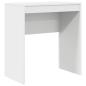 Preview: Schreibtisch Weiß 70 x 40 x 76 cm