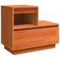 Preview: Nachttisch Wachsbraun 60 x 34 x 51 cm Holzwerkstoff