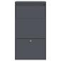 Preview: Paketdrop-Box mit Speicher Anthrazit 44 x 22 x 82 cm Stahl